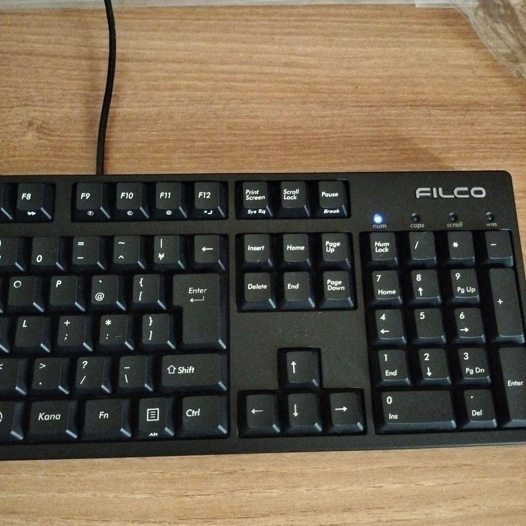 1.2mm超高速入力！FILCO FKBS108XMSS/NB 全交換キー付！