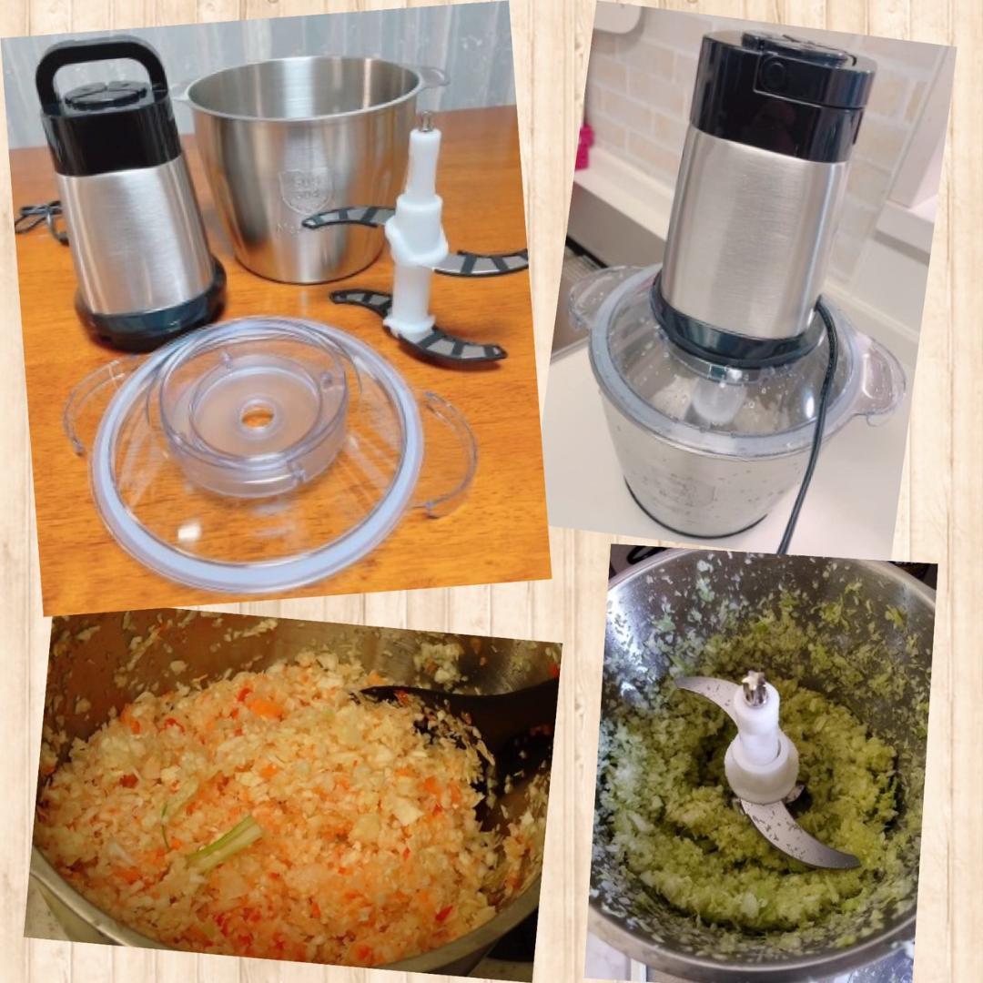 業務級500W超パワフル＆3.5L大容量❣毎日調理に大活躍フードプロセッサー