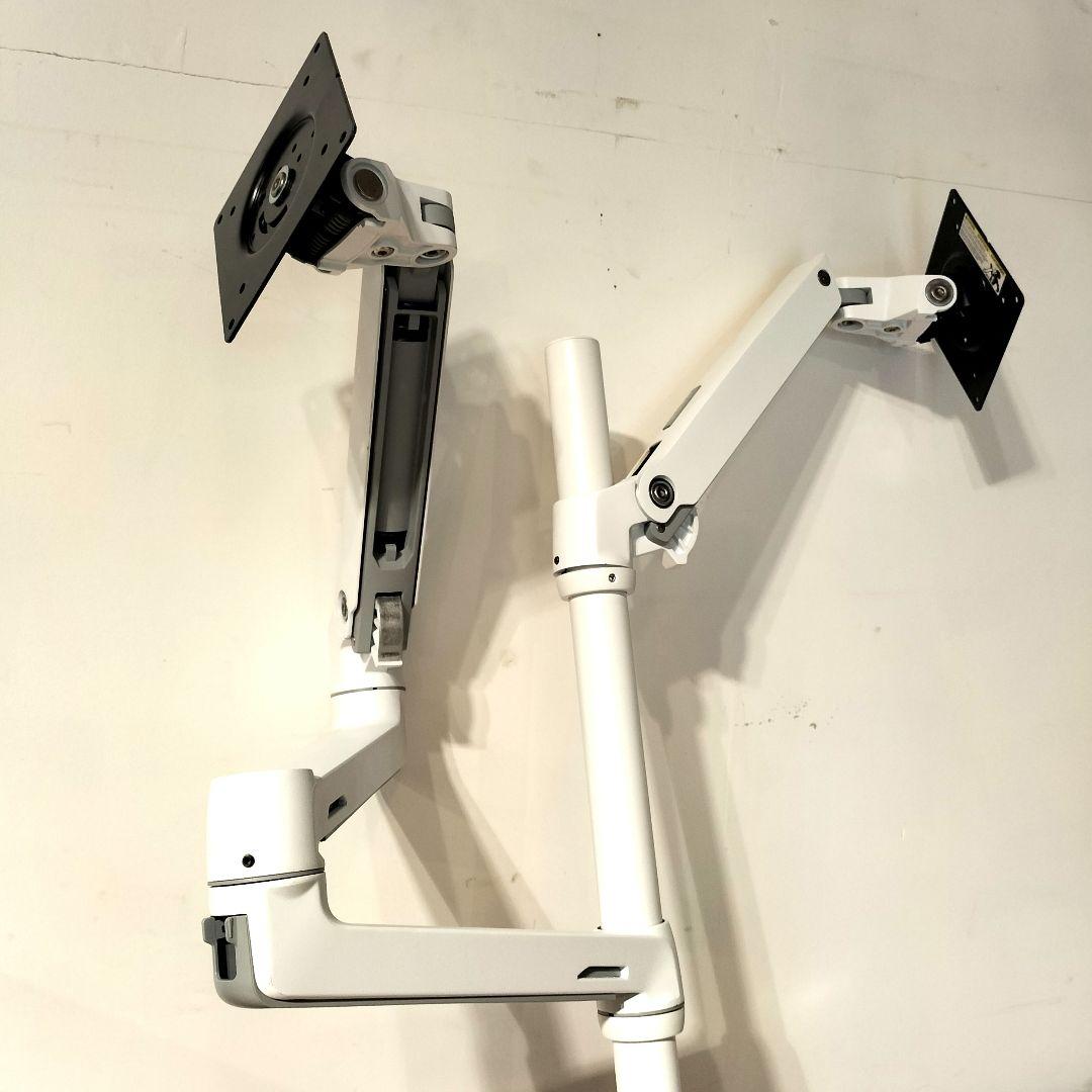 M♦エルゴトロン　 LX デュアル モニターアーム　 縦・横型　 長身ポール