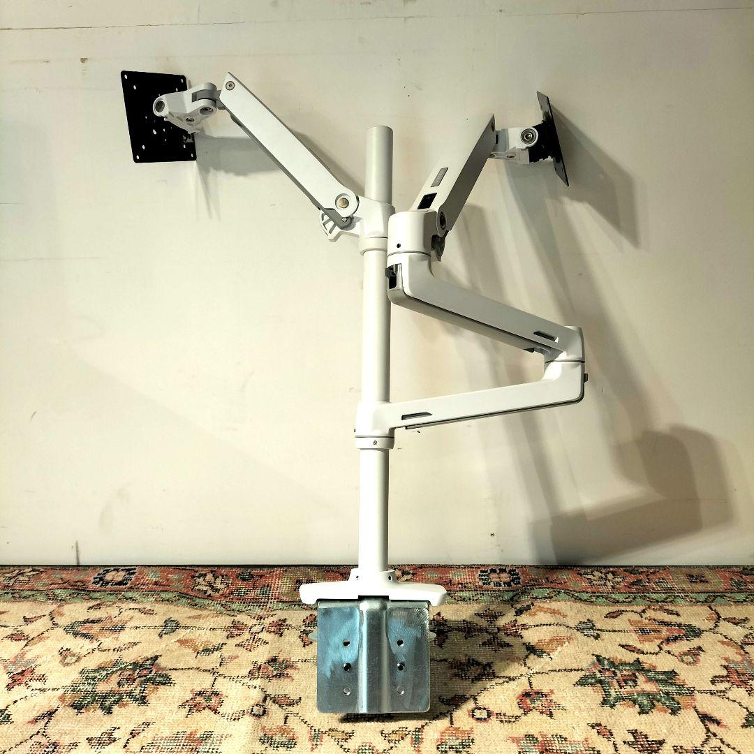 M♦エルゴトロン　 LX デュアル モニターアーム　 縦・横型　 長身ポール