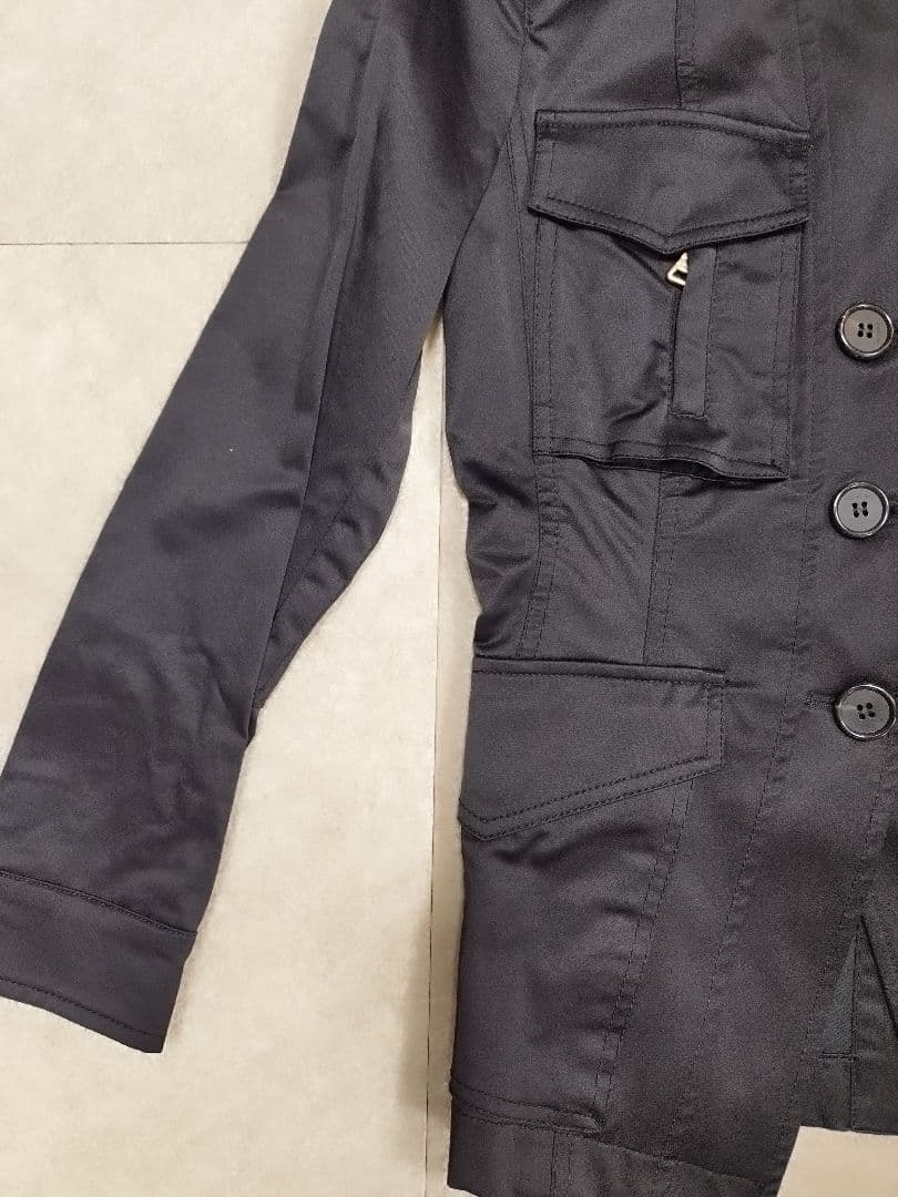 ETRO エトロ　シャドー　ナイロン素材　ジャケット 38黒