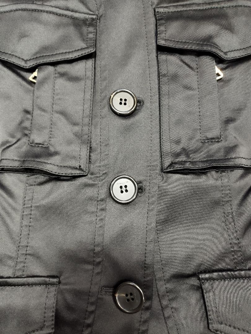 ETRO エトロ　シャドー　ナイロン素材　ジャケット 38黒