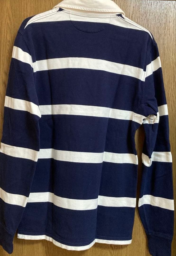 Polo Ralph Lauren ポロシャツ 裏起毛XS ネイビー/ホワイト