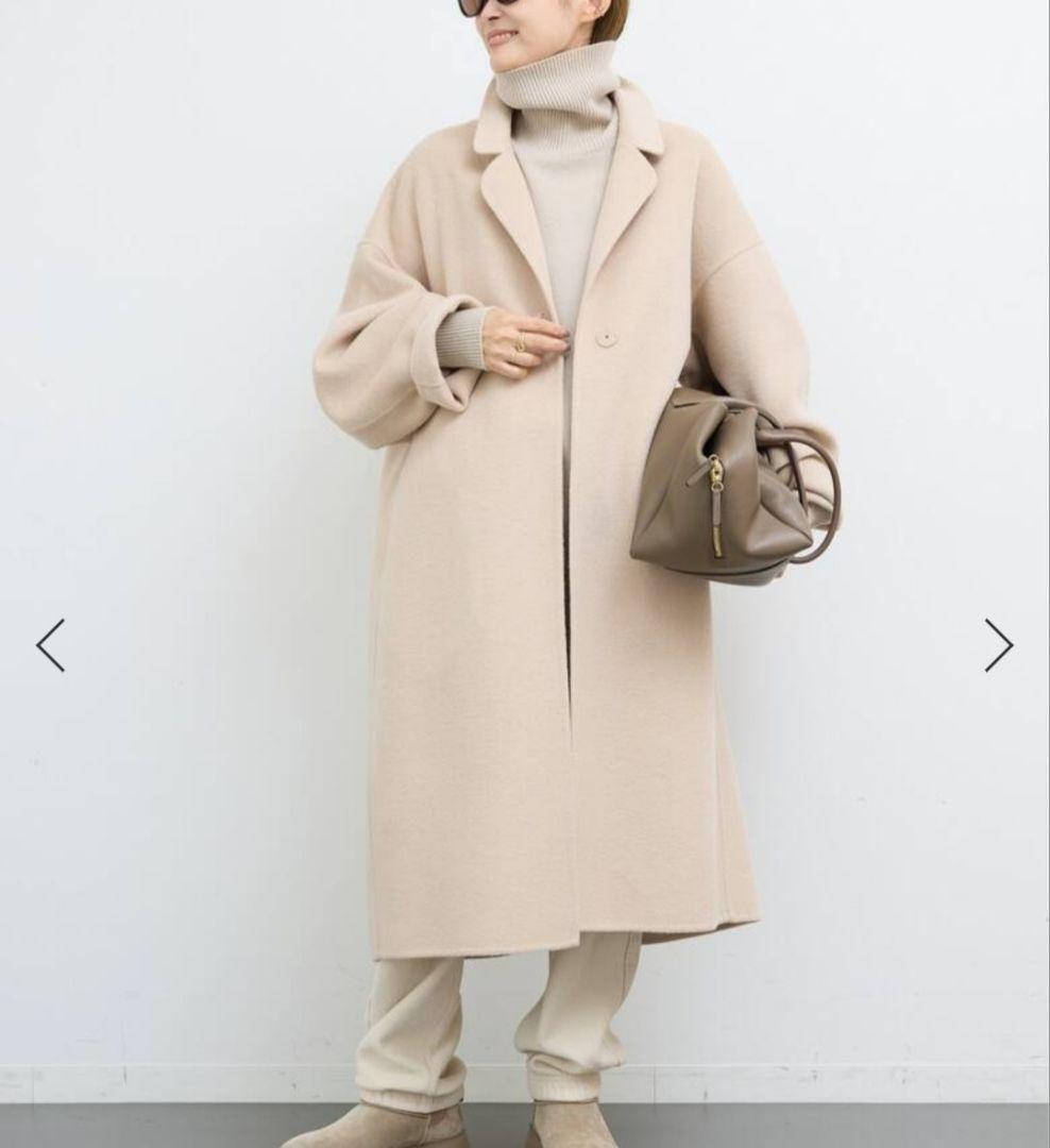 MUSE de Deuxieme Classe ウールアンゴラ リバーコート