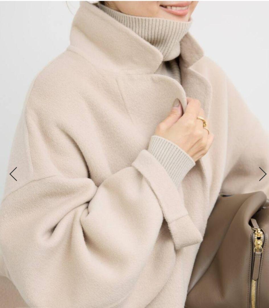 MUSE de Deuxieme Classe ウールアンゴラ リバーコート