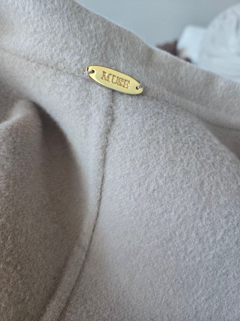 MUSE de Deuxieme Classe ウールアンゴラ リバーコート