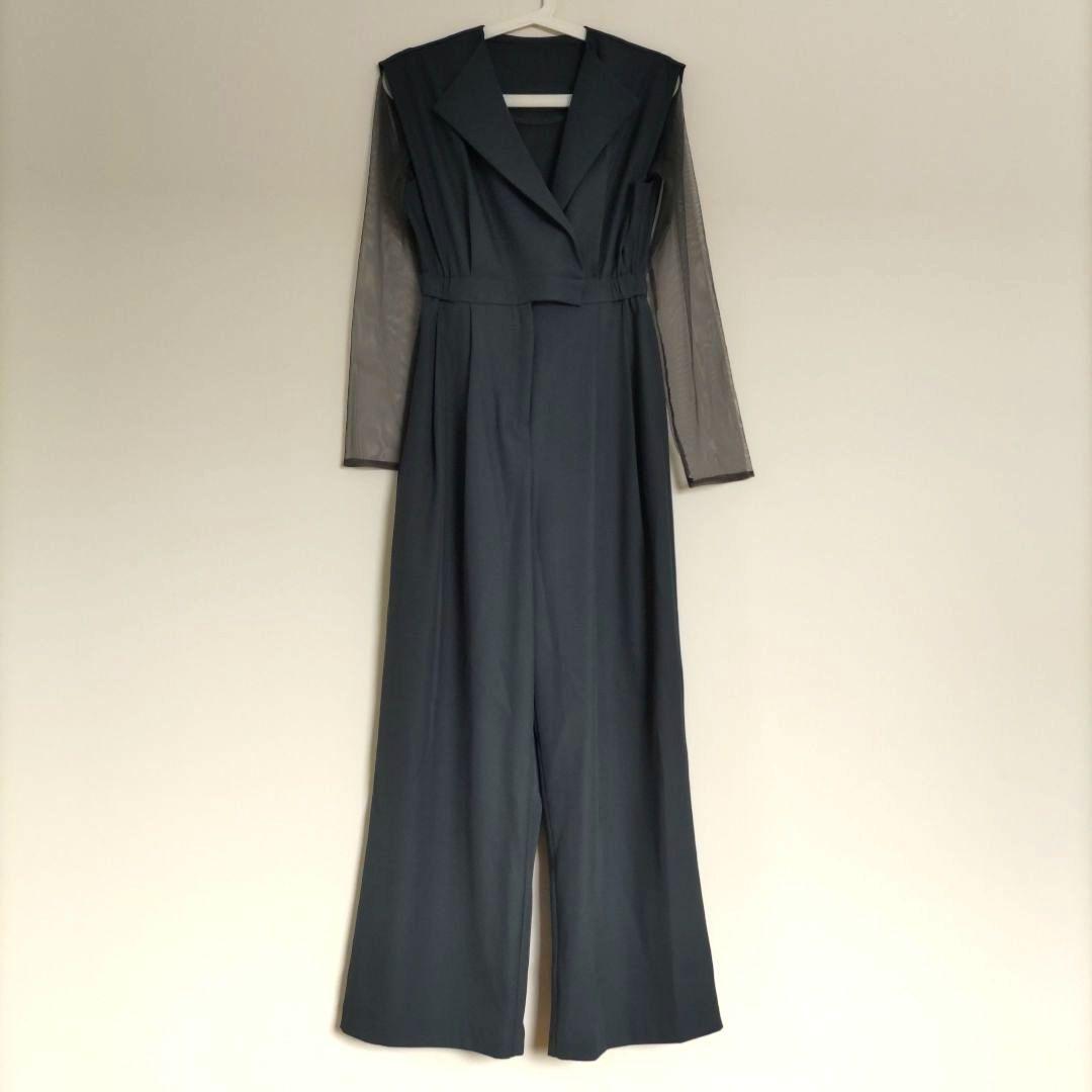 niana / et.UNiVER スタンドアウトカラー パンツドレス 結婚式