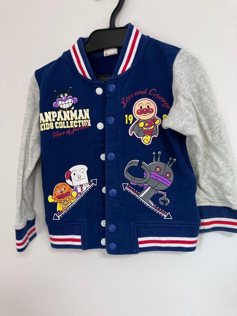 アンパンマン キッズ服　90 100 アウター　ズボン　帽子