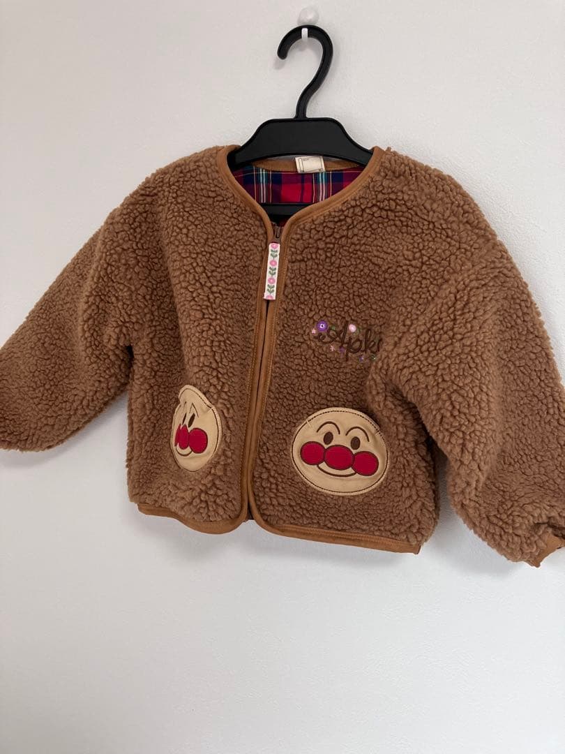 アンパンマン キッズ服　90 100 アウター　ズボン　帽子