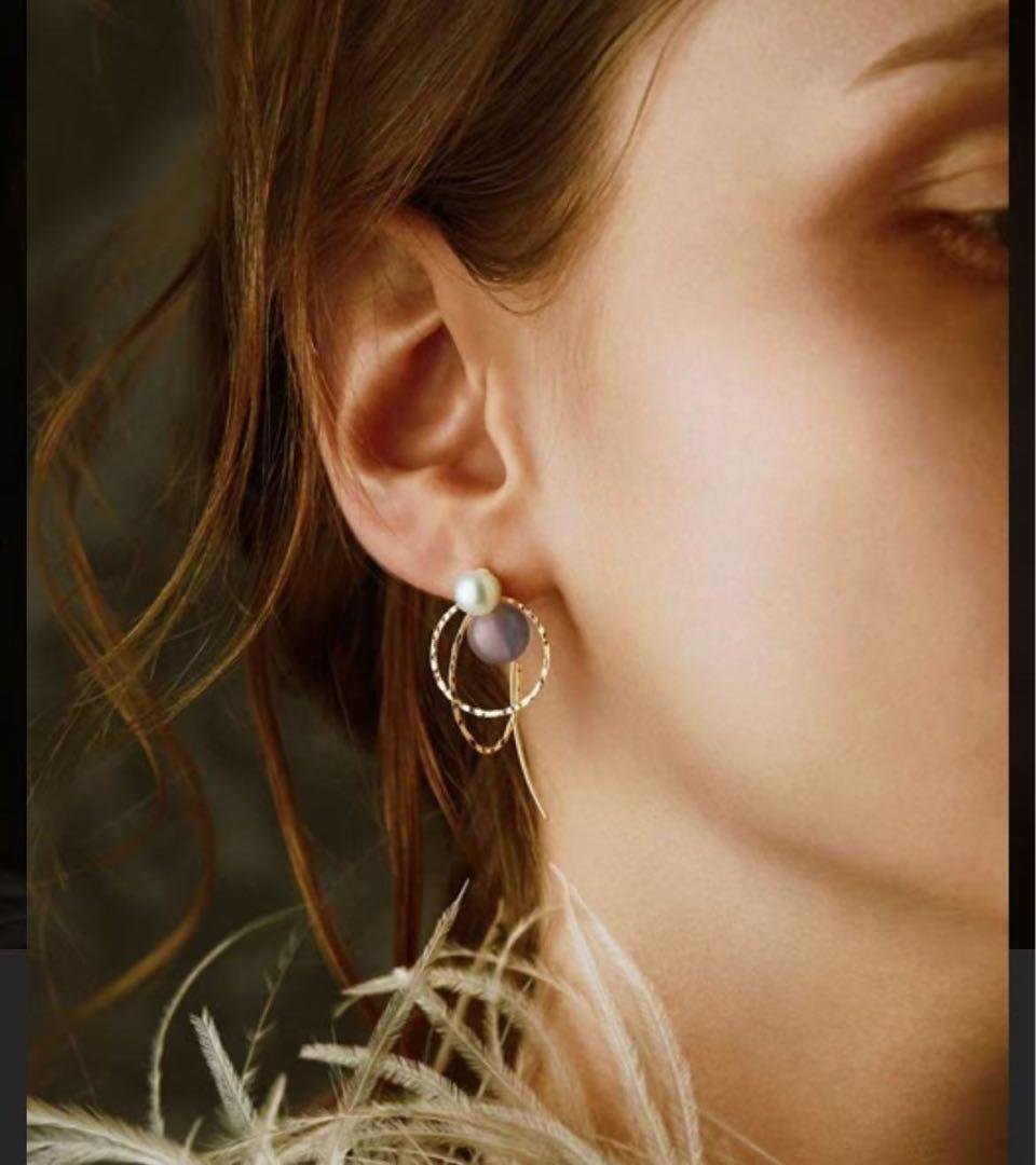 専用　agete アガット ピアス チャーム 10k