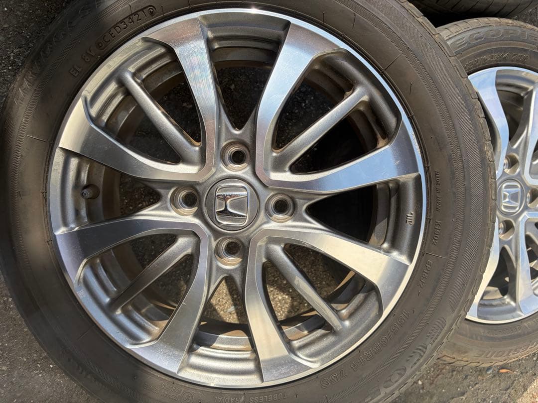 NBOX 純正アルミホイール　JF3 14インチ　タイヤアルミセット