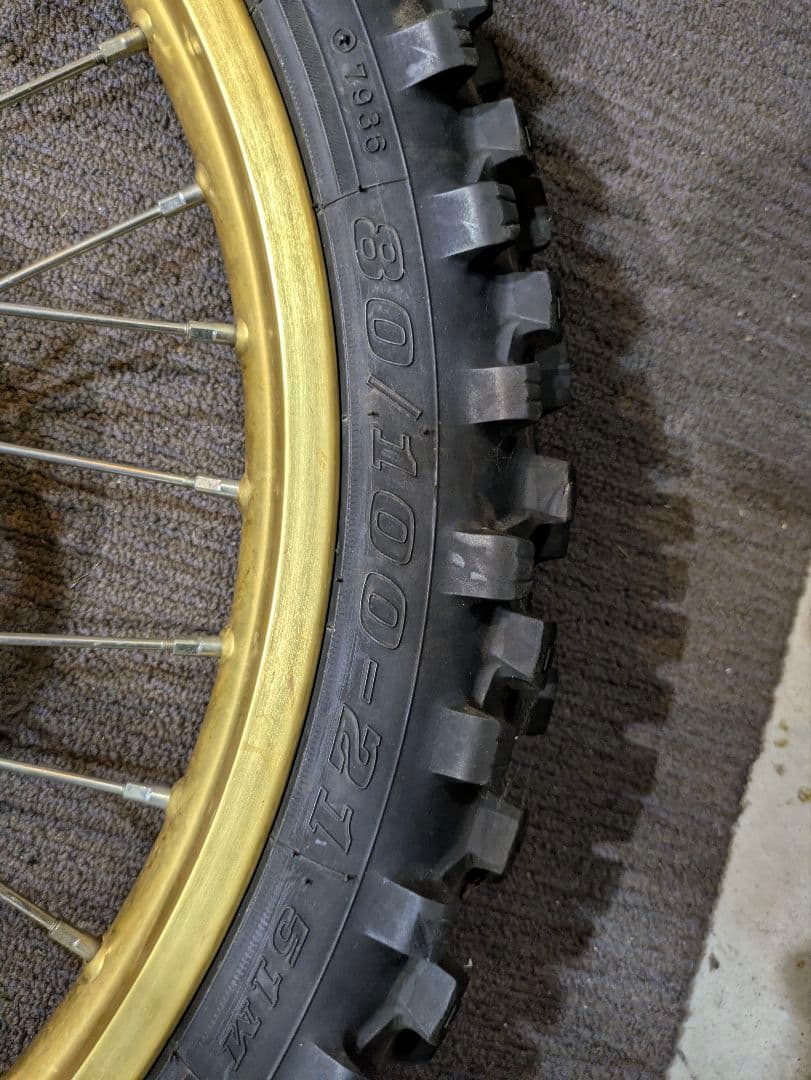 セロー250 　前後ホイール・タイヤセット