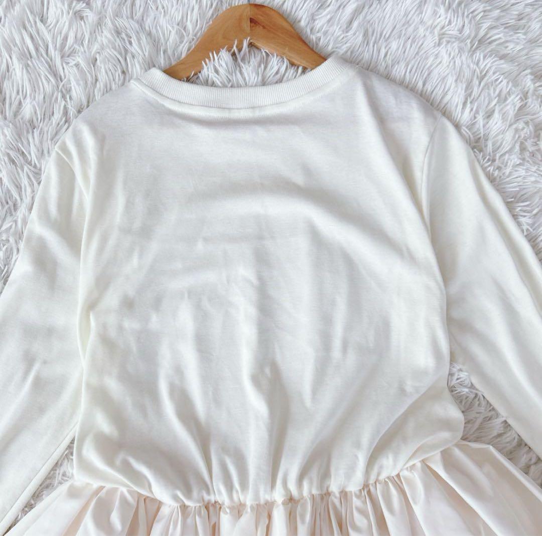 美品✨ ロージーモンスター ダブルスカラップドッキングチュニック付き 白