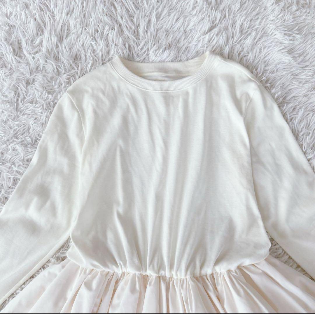 美品✨ ロージーモンスター ダブルスカラップドッキングチュニック付き 白