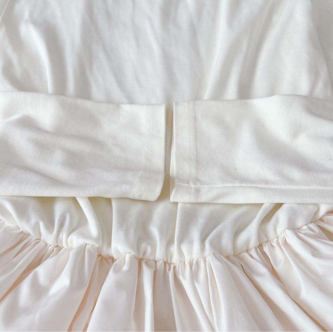 美品✨ ロージーモンスター ダブルスカラップドッキングチュニック付き 白