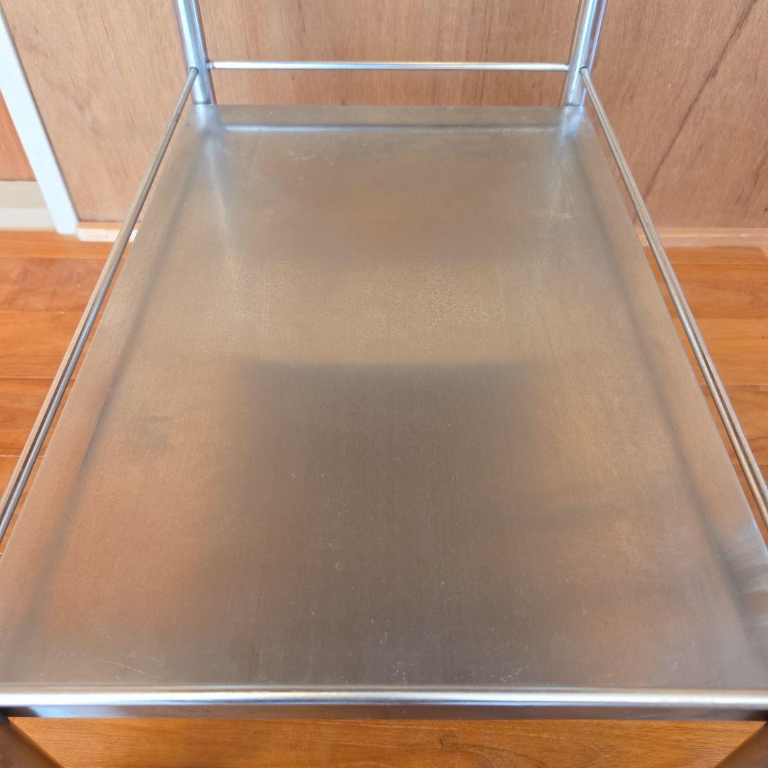 ステンレス 3段 キッチンワゴン ラック キャスタースムーズ