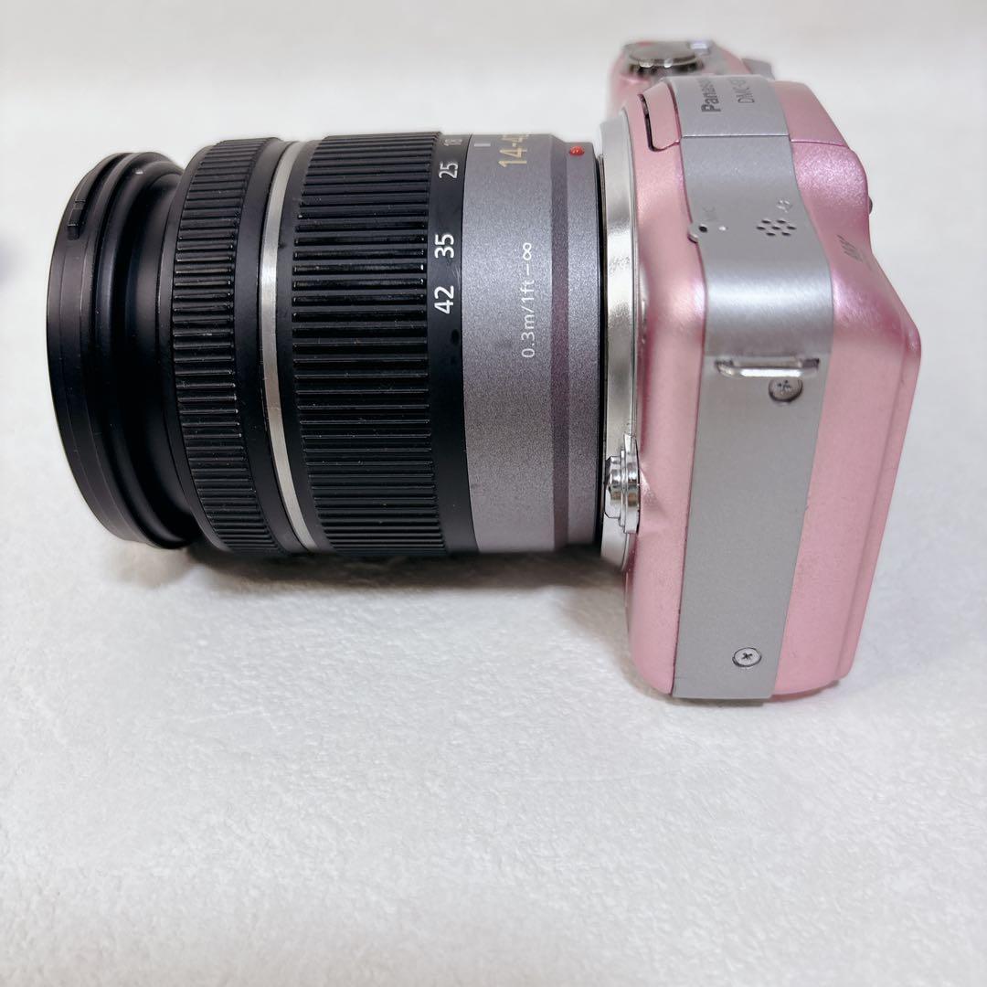人気カラー✨Panasonic LUMIX DMC-GF3 レンズキット　ピンク