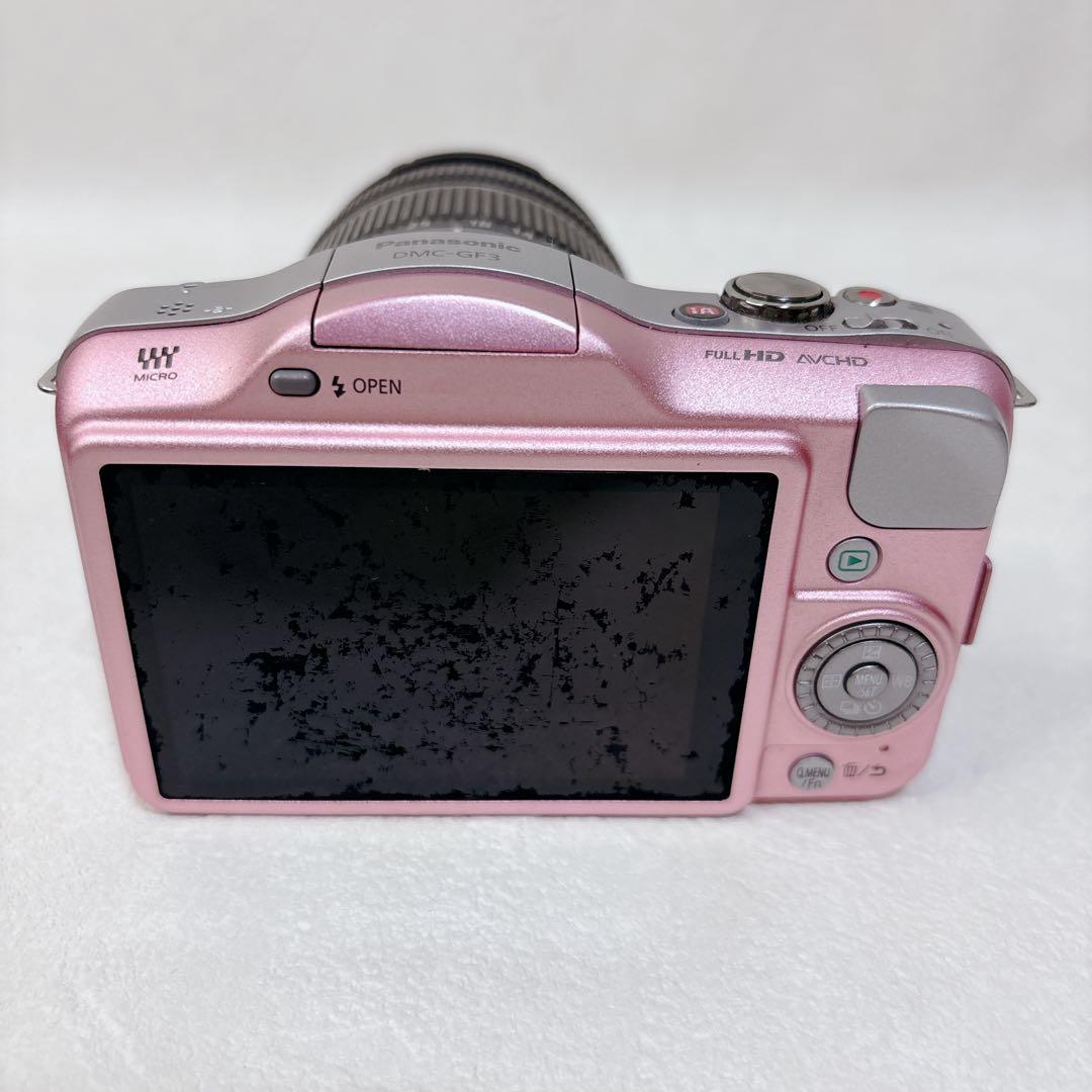 人気カラー✨Panasonic LUMIX DMC-GF3 レンズキット　ピンク