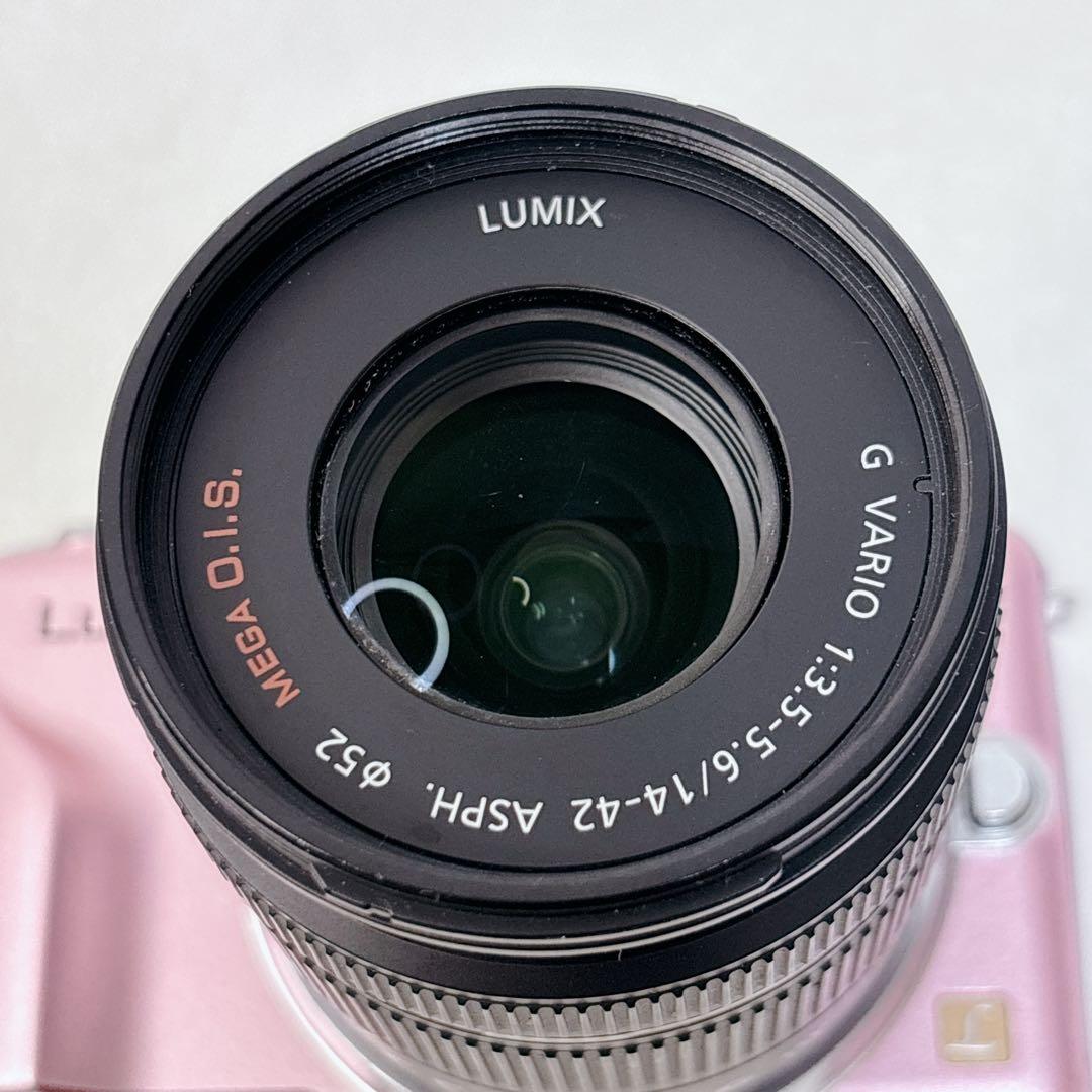 人気カラー✨Panasonic LUMIX DMC-GF3 レンズキット　ピンク