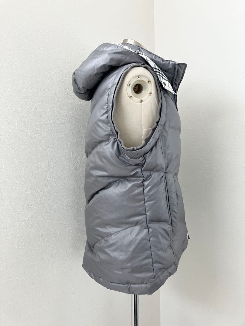 BURBERRY BLACK LABEL✨ダウンベスト　グレー　M