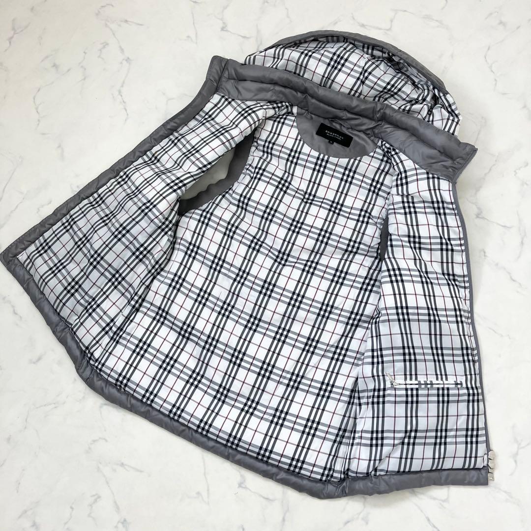 BURBERRY BLACK LABEL✨ダウンベスト　グレー　M