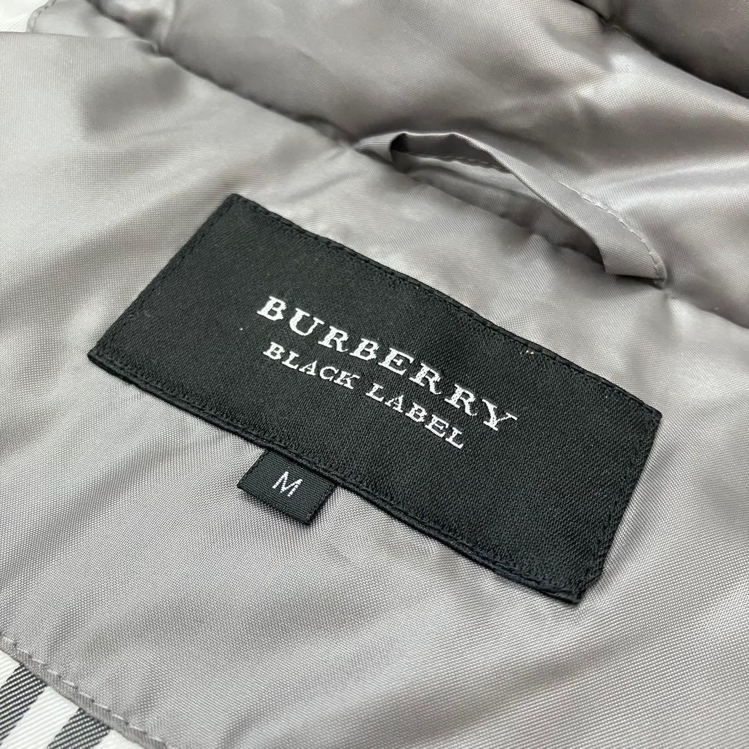 BURBERRY BLACK LABEL✨ダウンベスト　グレー　M