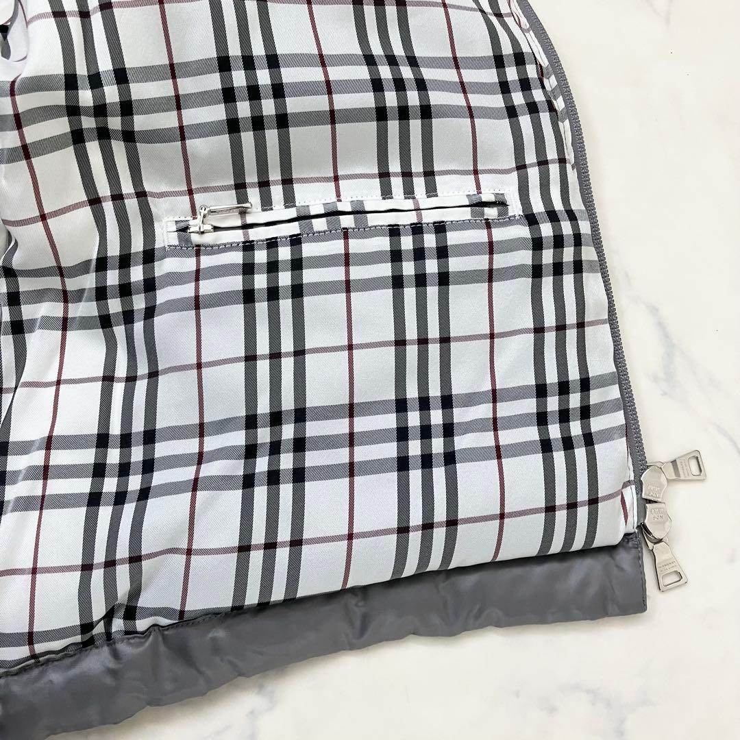 BURBERRY BLACK LABEL✨ダウンベスト　グレー　M