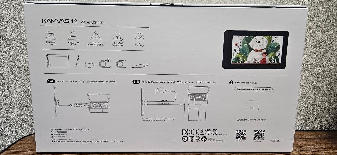 HUION Kamvas12 液晶ペンタブレット スタンド付き