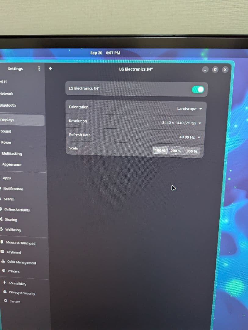 LG 34インチ ウルトラワイドモニター 本体