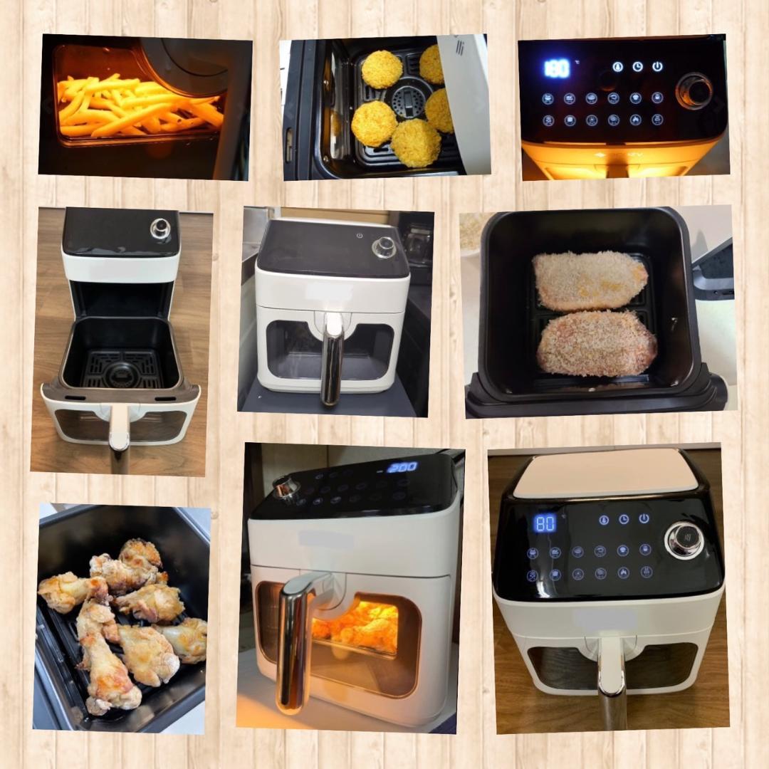 新品　人気ノンフライヤー♪油なしで揚げ物カリッカリ＆ジューシーで旨味濃縮