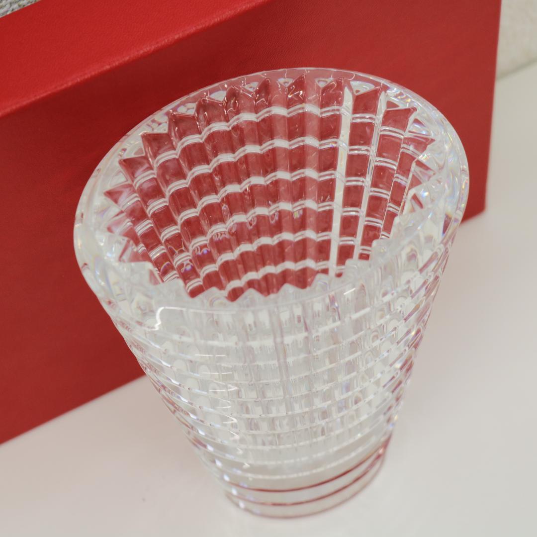 Baccarat/バカラ アイベース S 花瓶 フラワーベース クリスタルガラス
