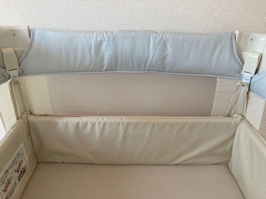 【あり⭐︎さん専用】アップリカ ココネルエアー　ホワイトグレー　ベビーベッド