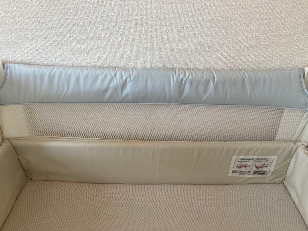 【あり⭐︎さん専用】アップリカ ココネルエアー　ホワイトグレー　ベビーベッド