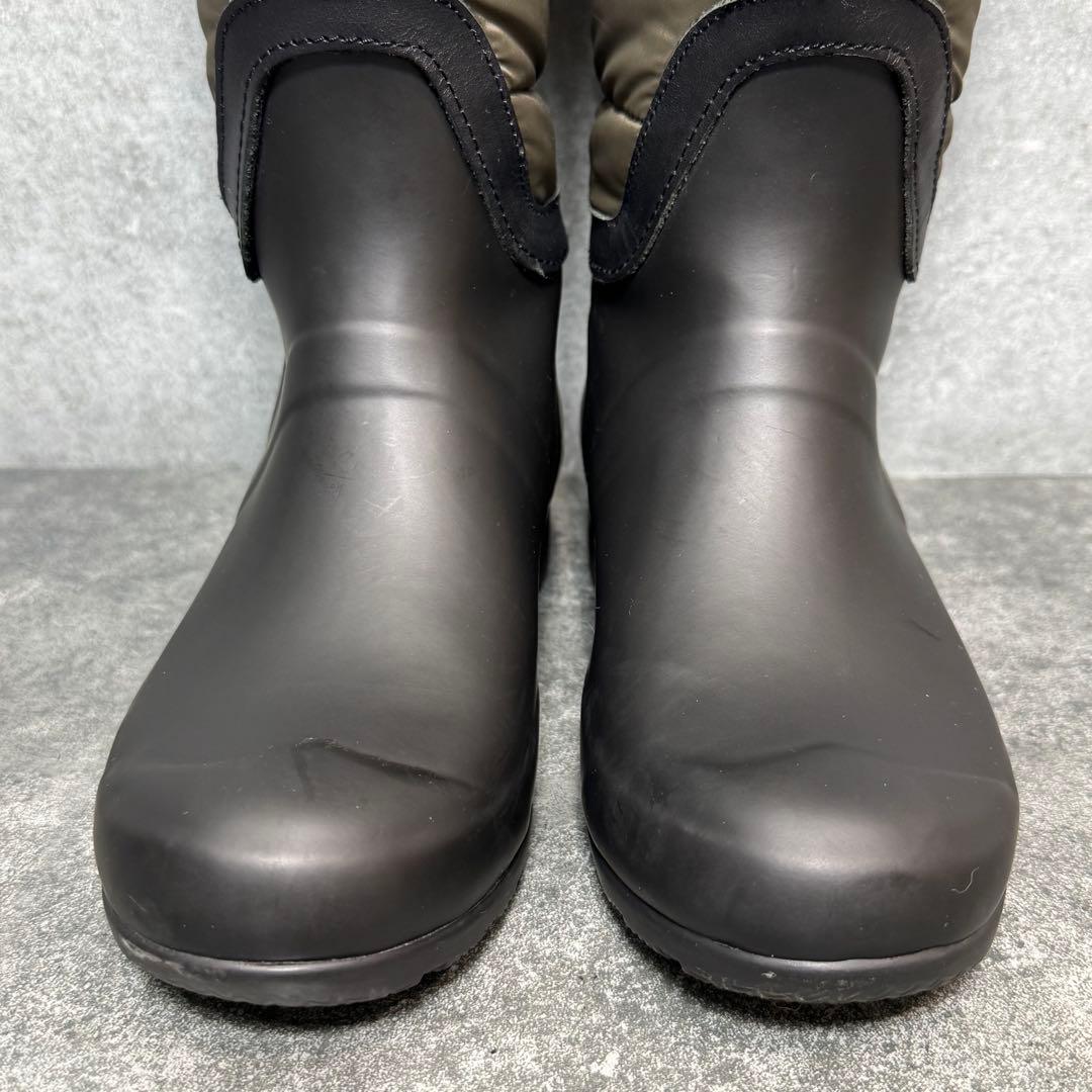 【新品】HUNTER オリーブ スノーキルティング ブーツ ナイロン 22cm