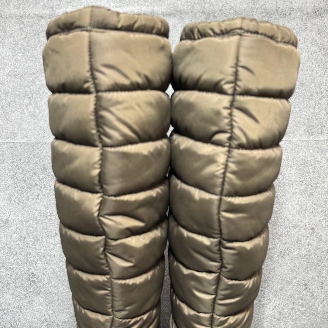 【新品】HUNTER オリーブ スノーキルティング ブーツ ナイロン 22cm