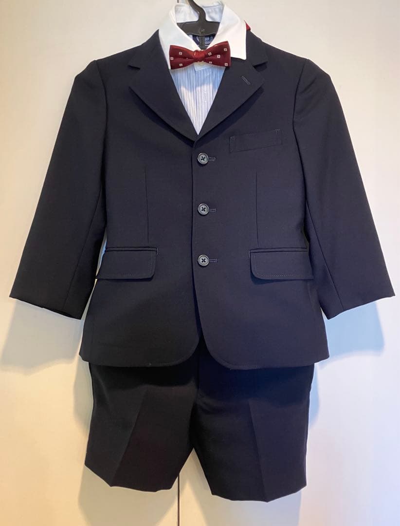 ク*ネ様 J.press濃紺ジャケット＋半ズボン＋シャツフォーマルスーツ４点セッ