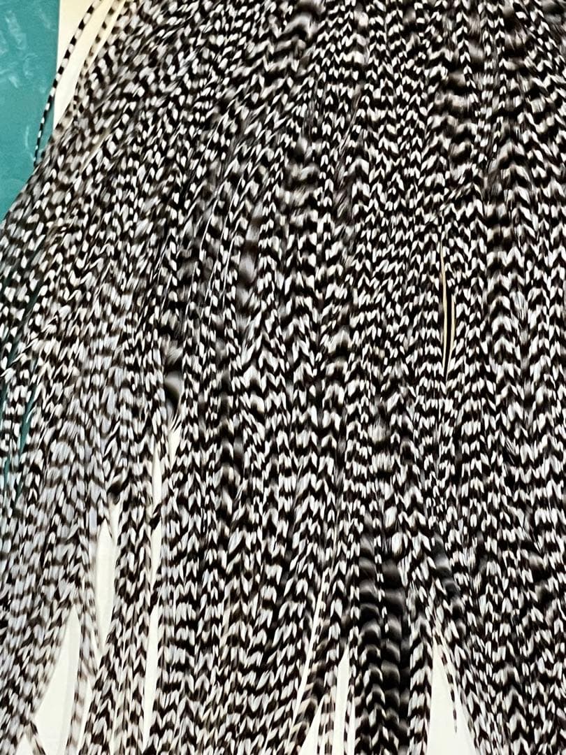 マッキー‼️フライフィッシング　ドライフライ用マテリアル　グリズリーサドル