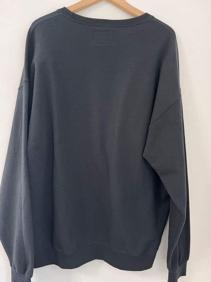 ワコマリア　ネックフェイス　コラボ　スウェット　トレーナー　ブラック　XL