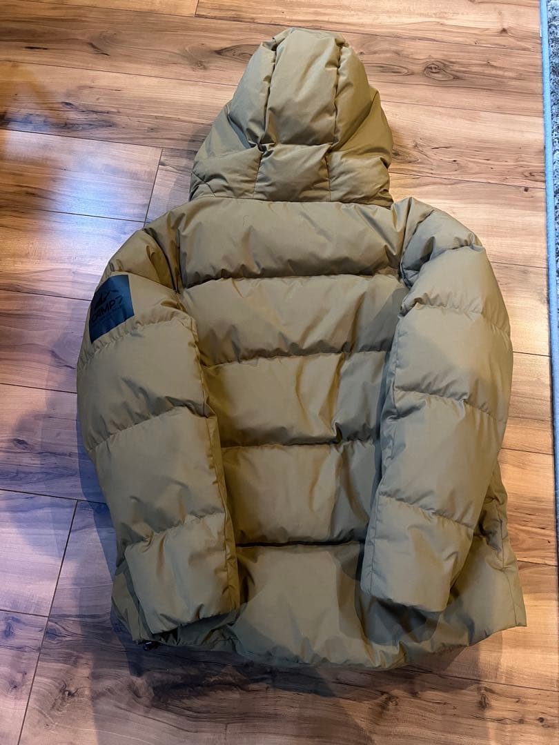 CANP7 カーキ フード付きダウンジャケット