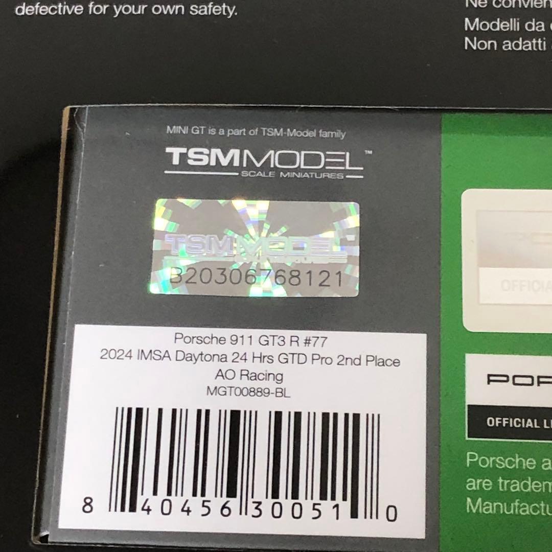 MINI GT ミニGT 889　PORSCHE 911 GT3 R　#77