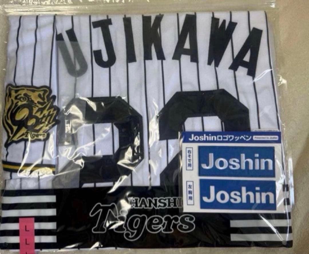 阪神タイガース　藤川球児監督　レプリカユニフォーム　Lサイズ