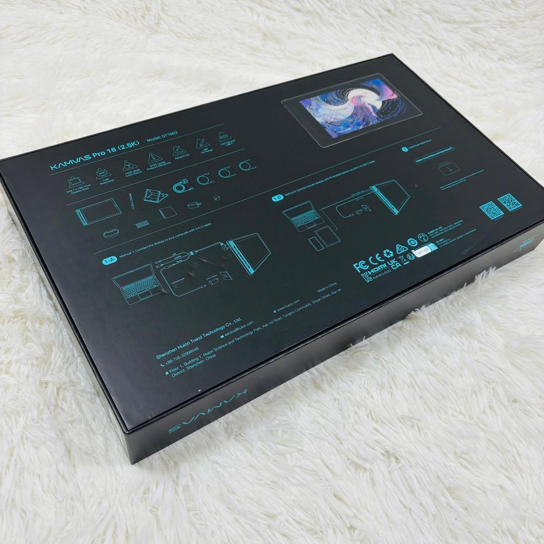 【極美品】HUION KAMVAS Pro 16 (2.5k) 液タブ
