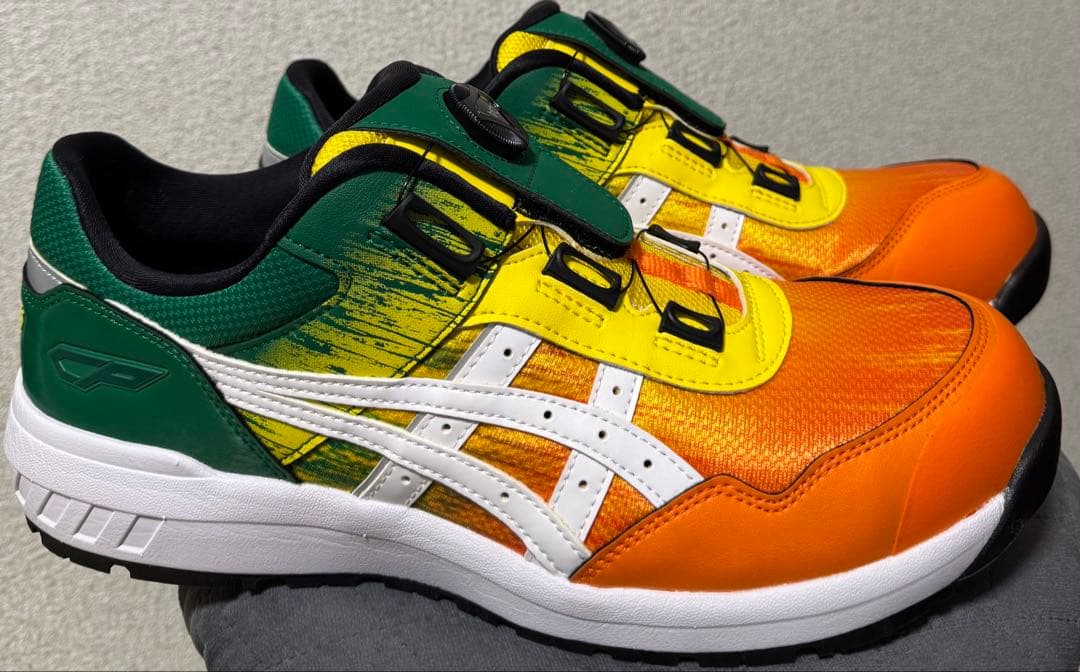 サ*８様 ウィンジョブCP209 アシックス Boa ハバネロ×ホワイト　《限定