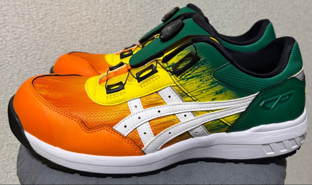 サ*８様 ウィンジョブCP209 アシックス Boa ハバネロ×ホワイト　《限定