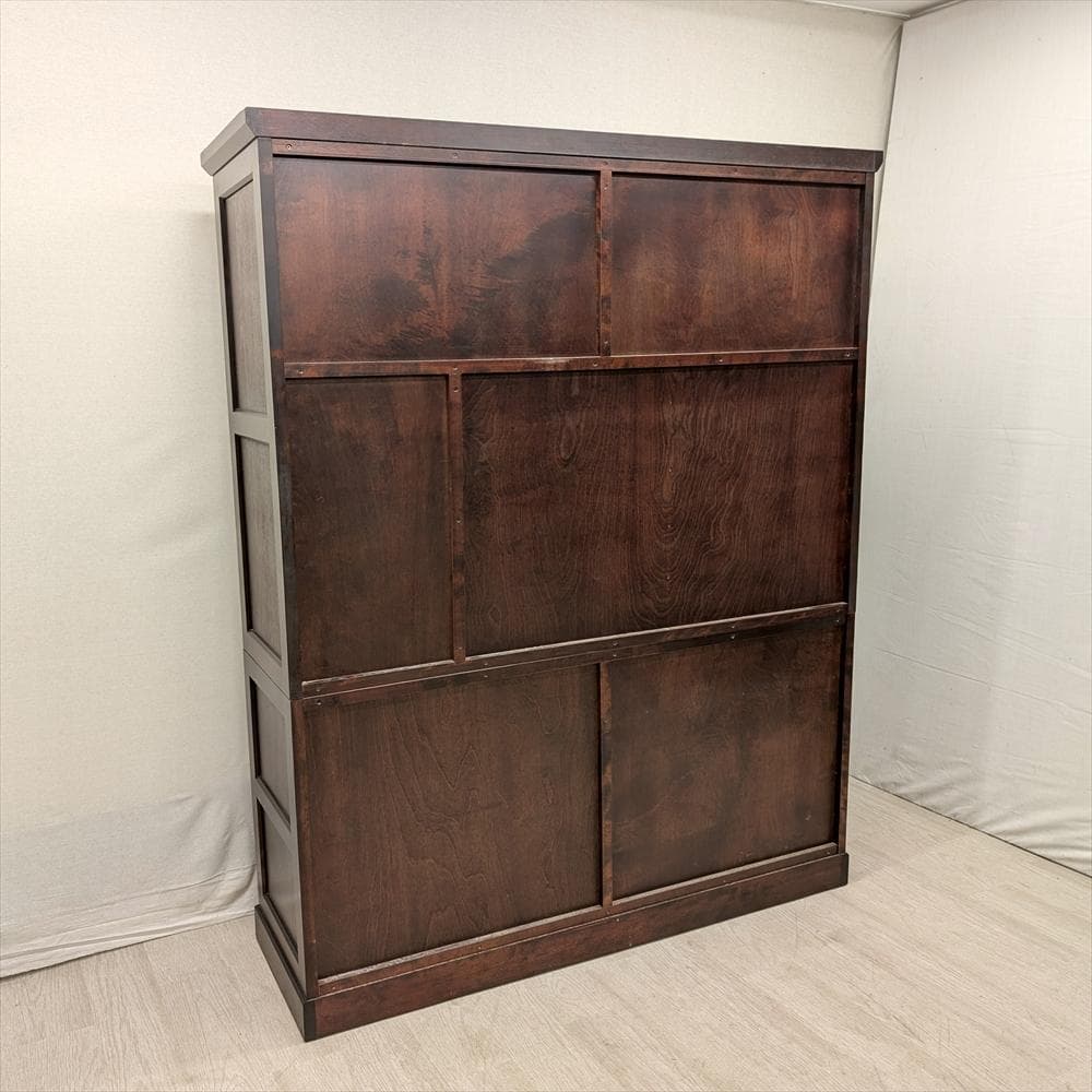 都城民芸　引き戸　幅 150　水屋箪笥　食器棚　キッチンボード　キャビネット