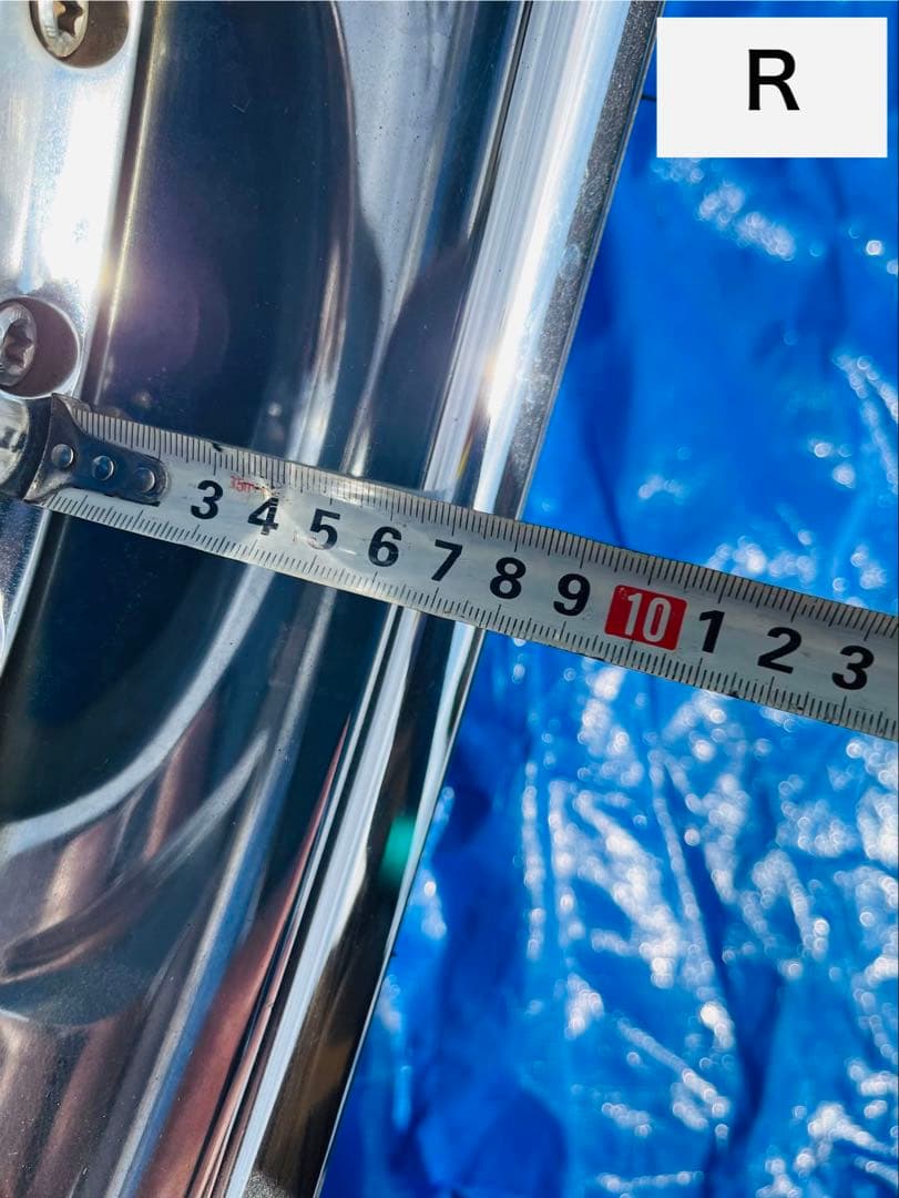 K*G様 WORK ワーク LS207 19インチ 深リム クロームメッキ 4本