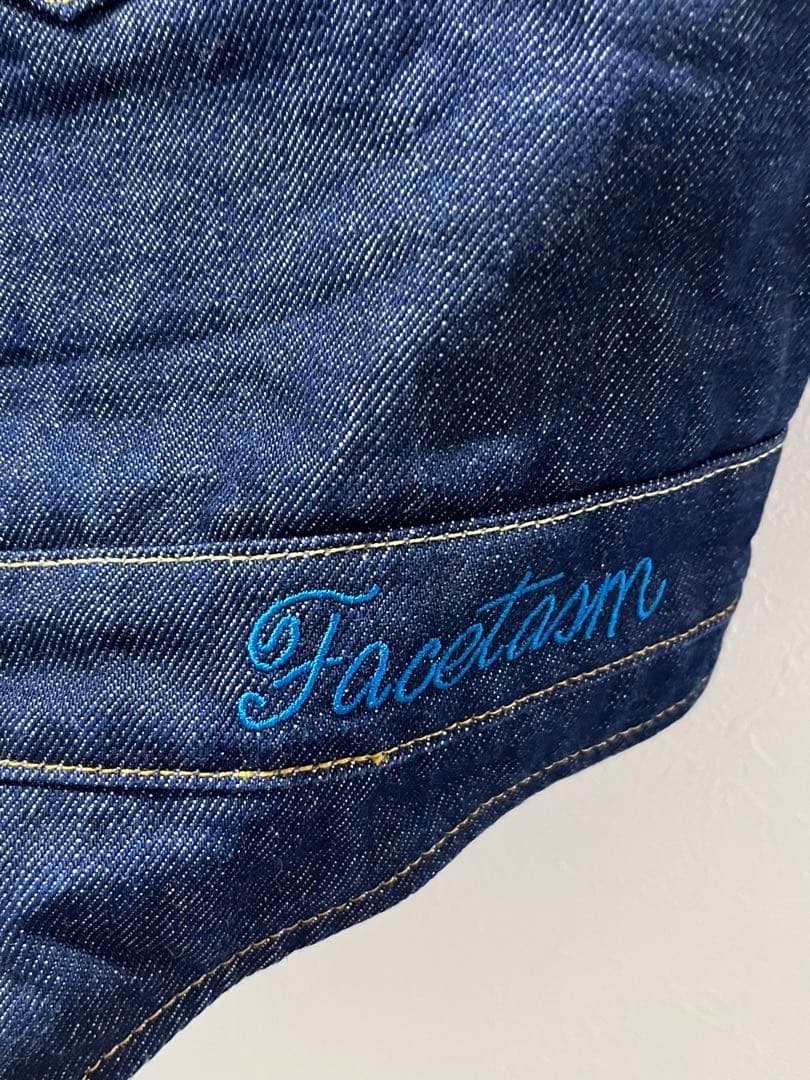 levis×FACETASM デニム クロスストラップベスト XL