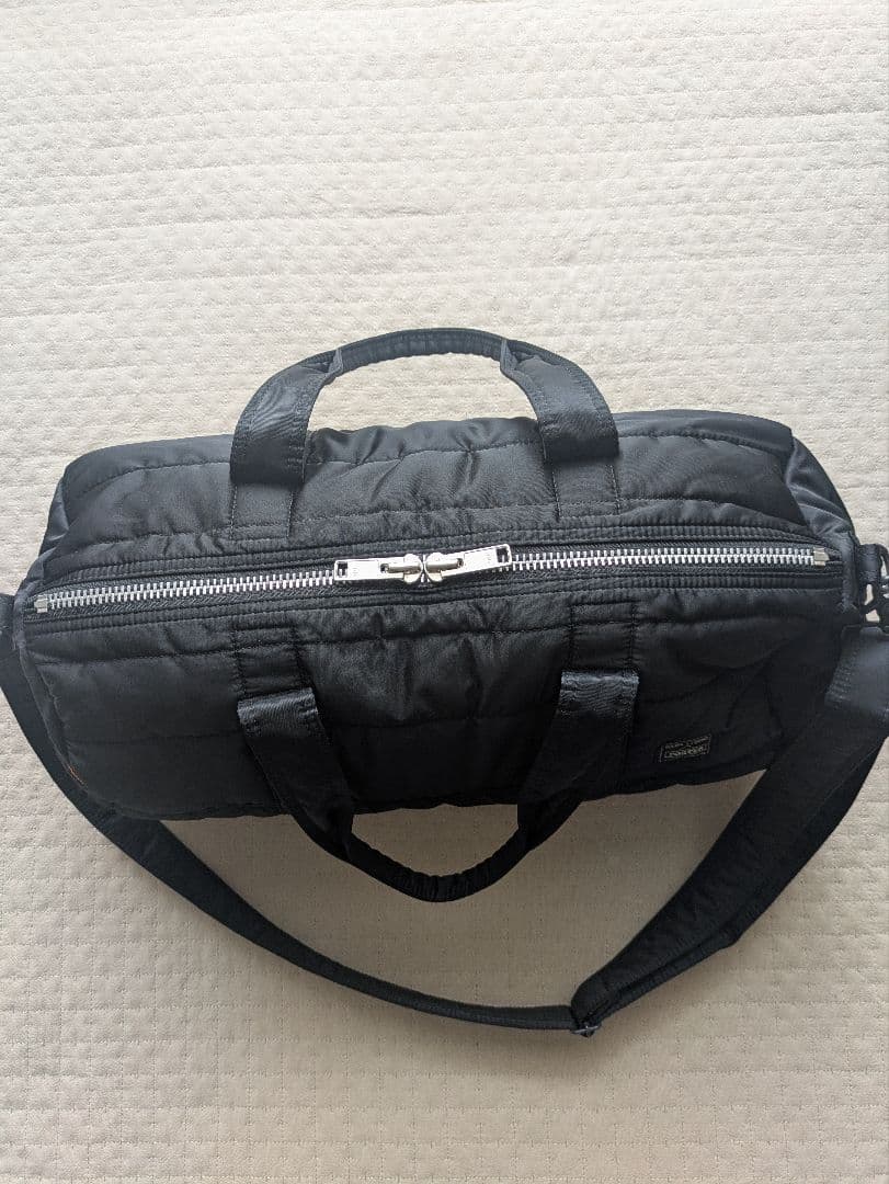 廃盤美品 PORTER ポータータンカー2way ボストンバッグ　黒ドラムバッグ