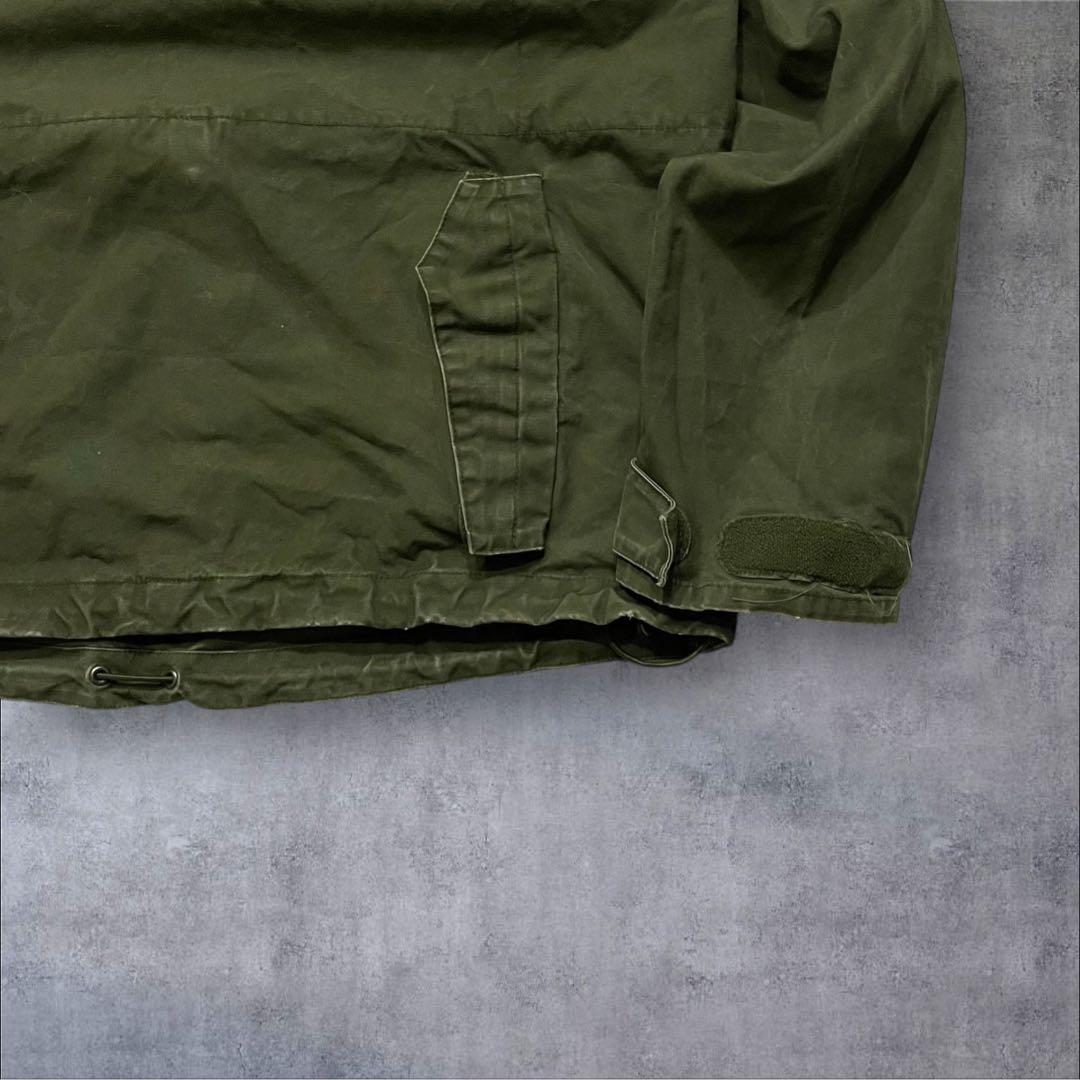bond555vintage コットンアノラックパーカー 軍モノ オリーブ
