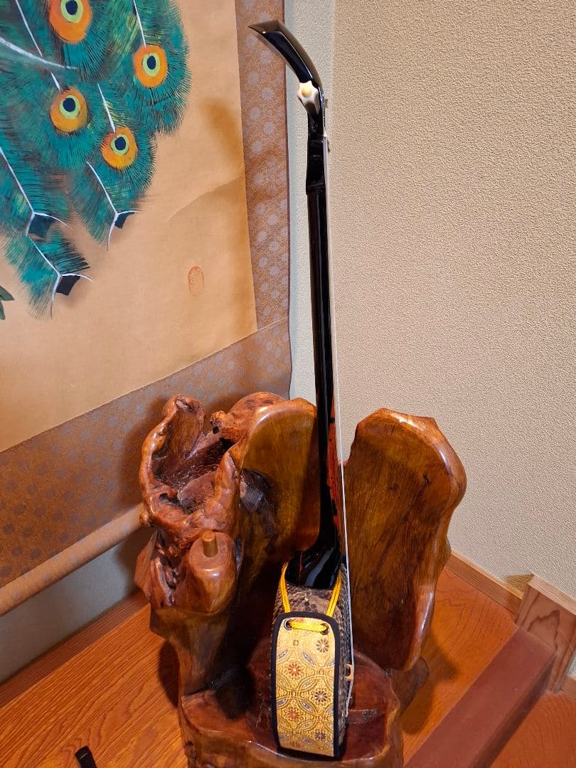 与那城三線　八重山黒木　銘苅春政作